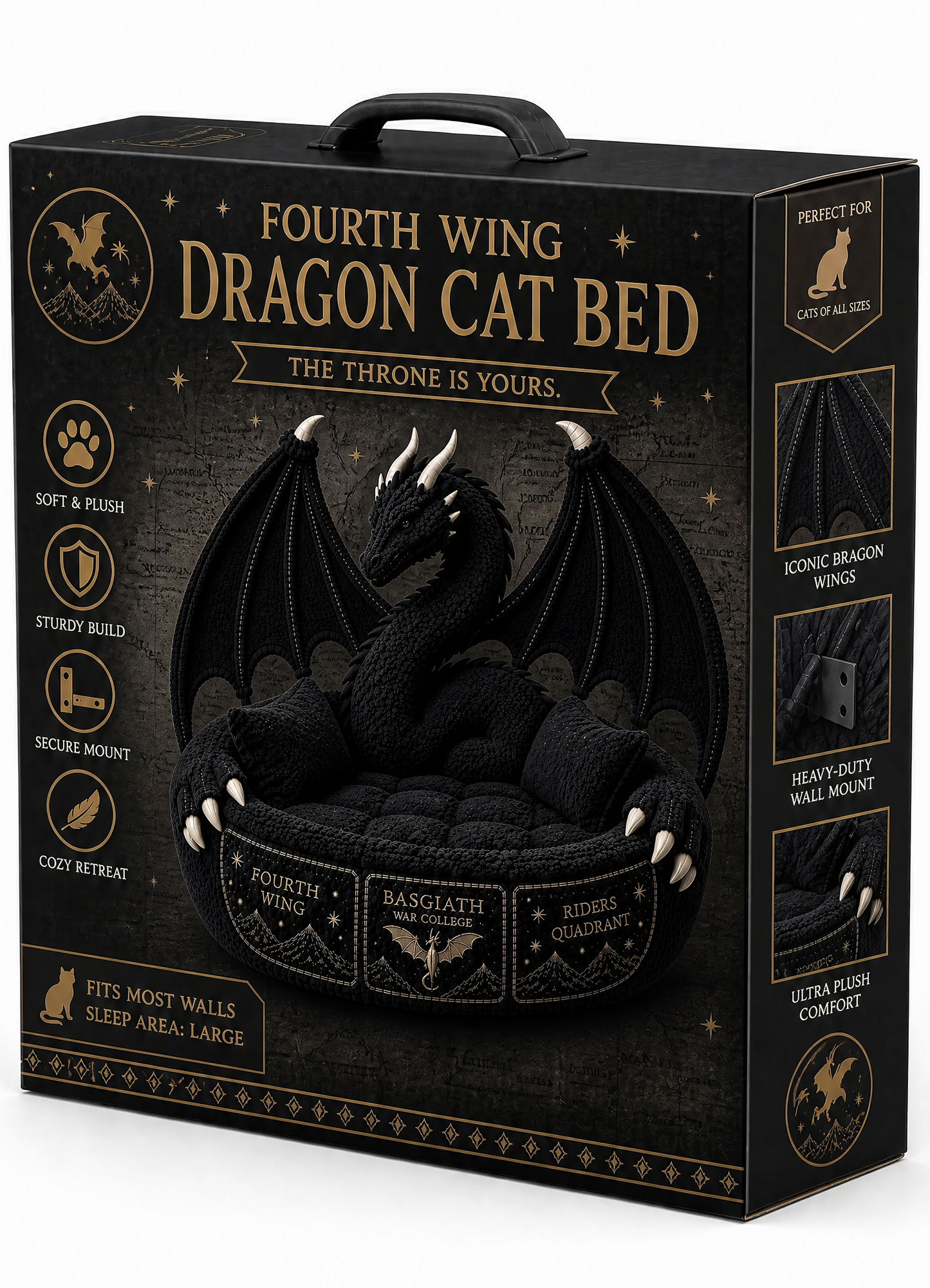 Fourth Wing Mountable Cat Bed